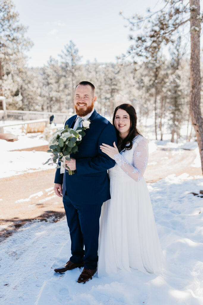 Winter wedding photography