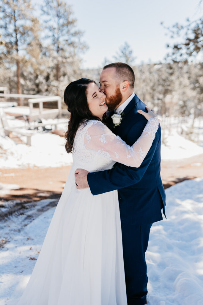 Winter wedding photography