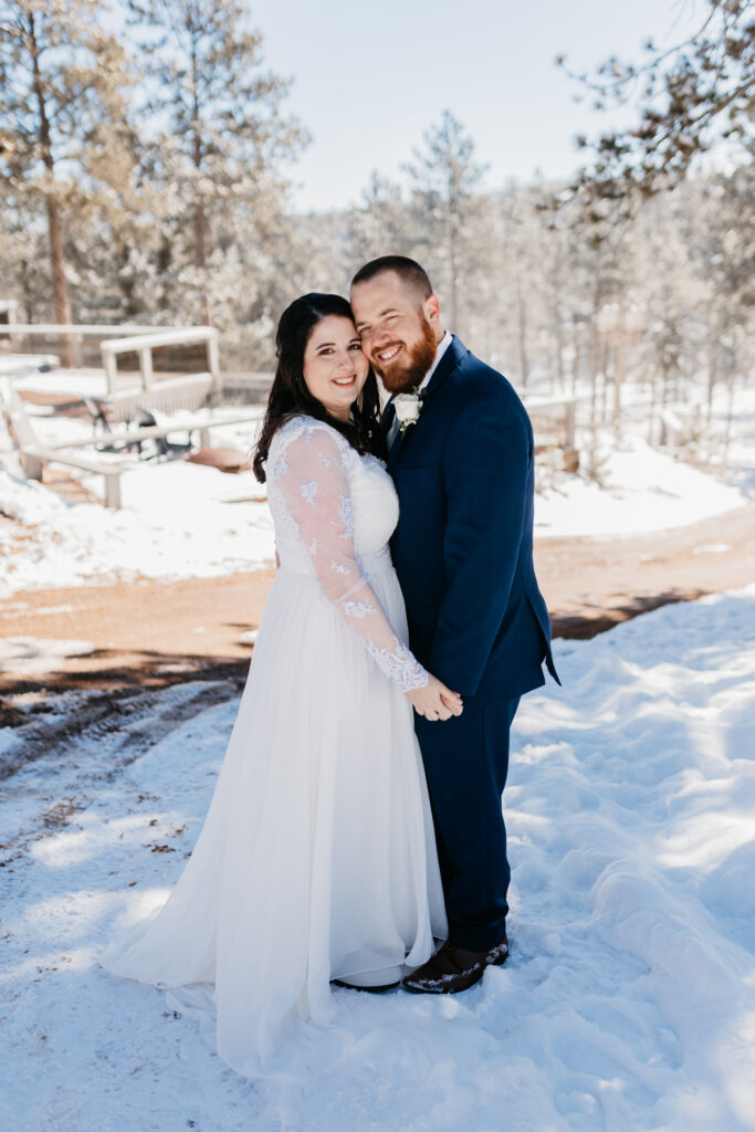 Winter wedding photography